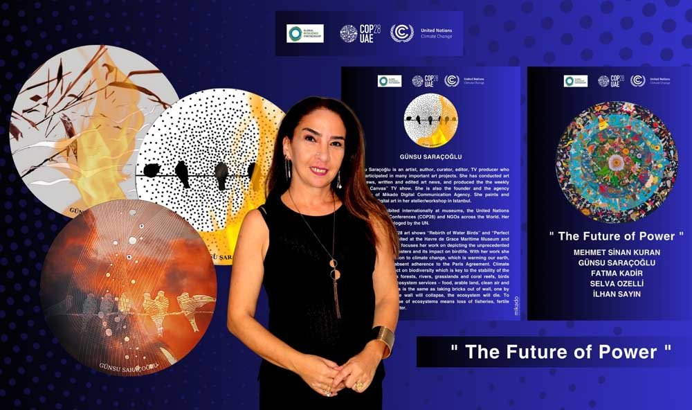 Birleşmiş Milletler İklim Değişikliği Konferansı, Sanatla Buluştu: Günsu Saraçoğlu’nun Sergisi Dubai’de Başladı