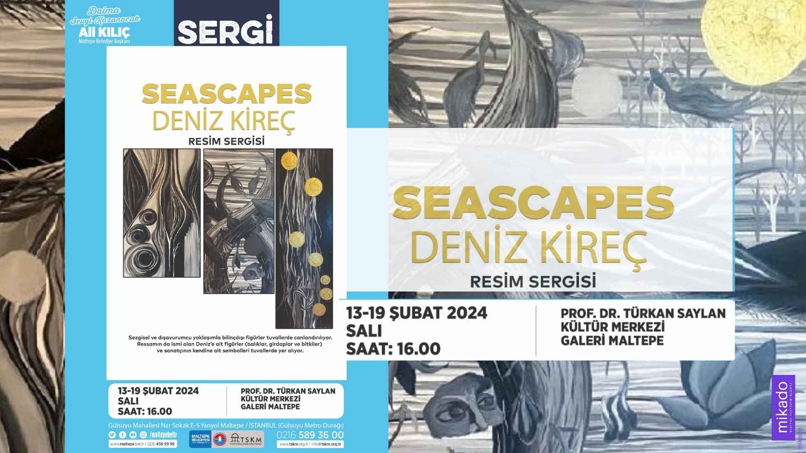 Deniz Kireç'in Eserlerinde Bilinçdışı İfadeler Seascapes Ii Sergisi Açıldı! (2)