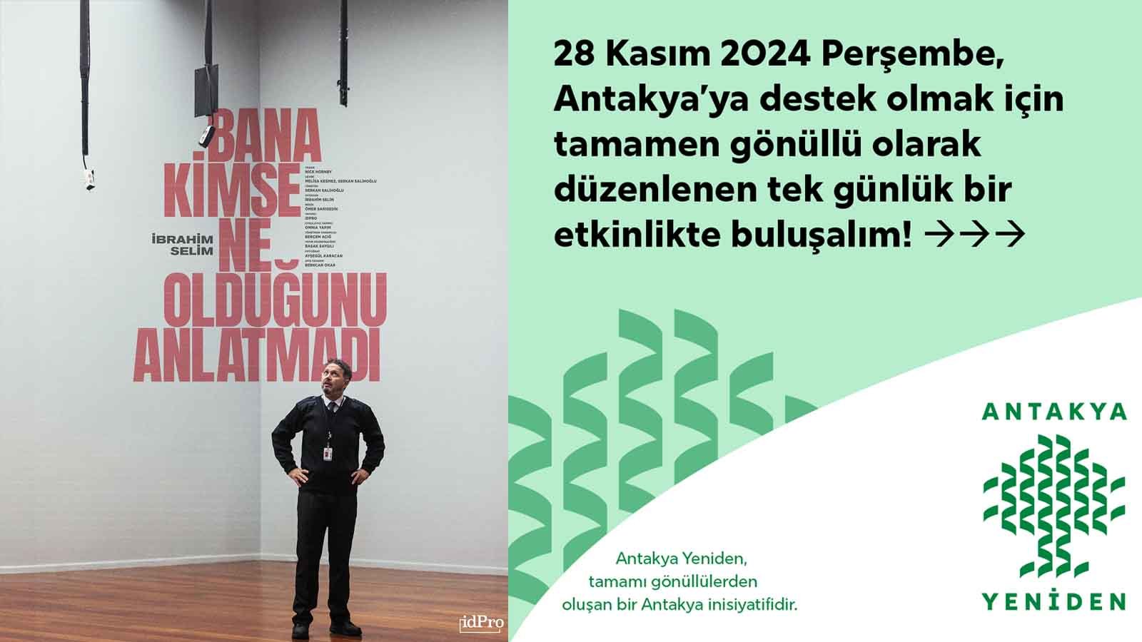 İbrahim Selim’den Antakya’ya Gönüllü Destek Tev İçin Sahneye Çıkıyor